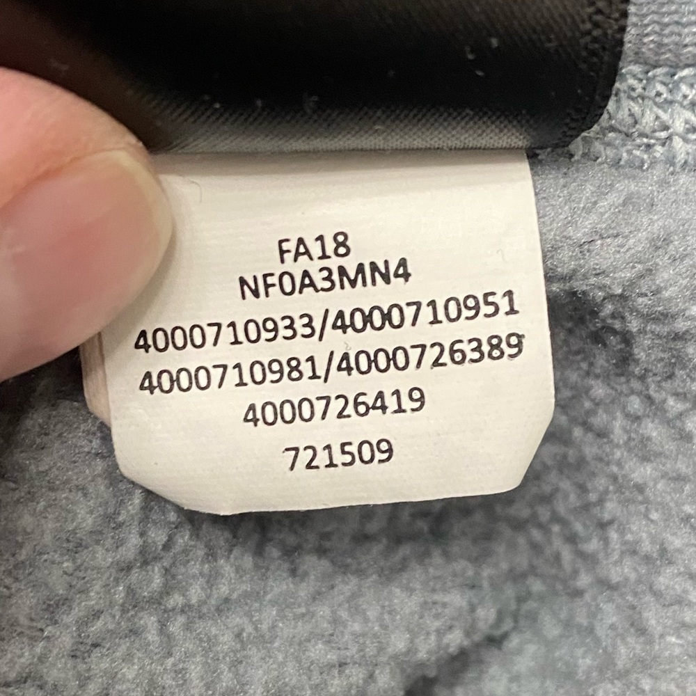 The North Face Men's Canyonlands Full-Zip Light Gray Performance Jacket Size S - Picture 10 of 12